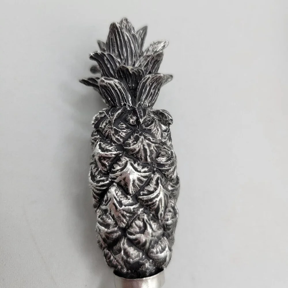 Boston Warehouse Pineapple Stainless Steel Butter Knives Spreaders Set Of 4